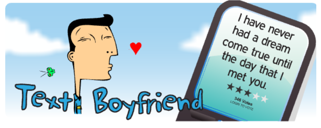 Text Boyfriend Animation